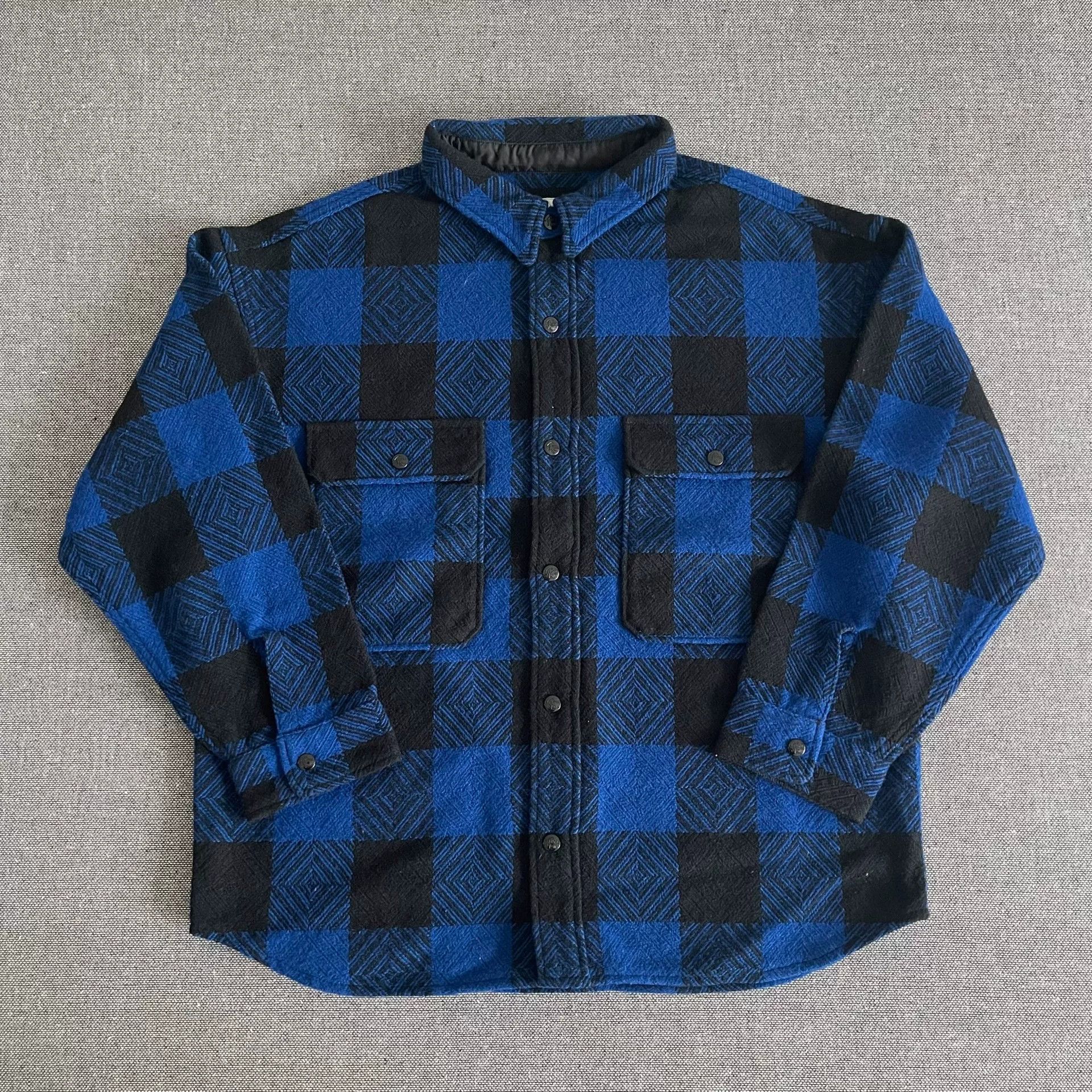 Tenderloin Tenderloin Blue Plaid Wool Shirt Size US L / EU 52-54 / 3 - 1 Thumbnail