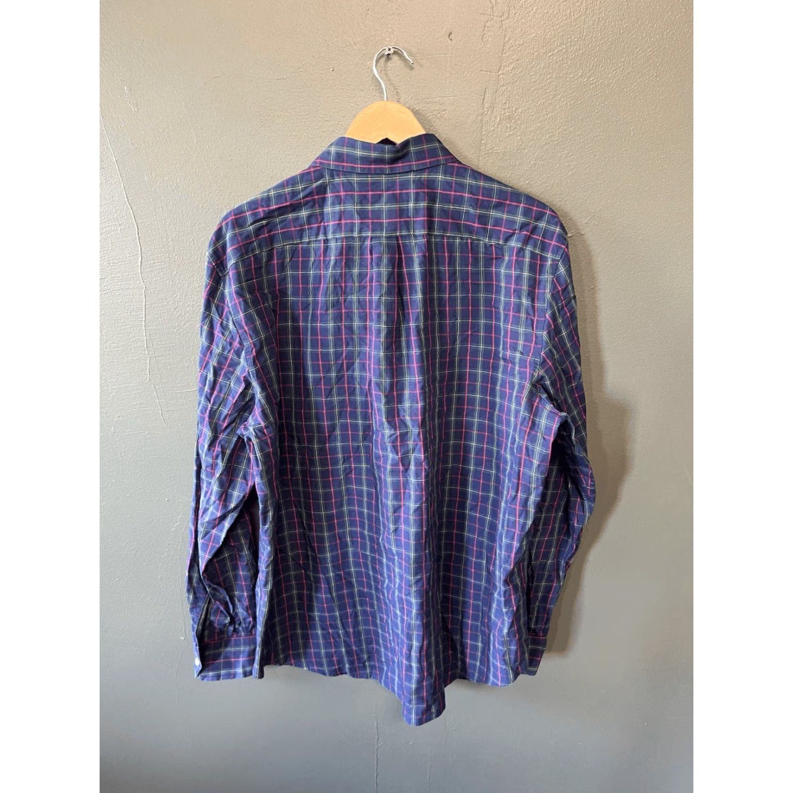 Vineyard Vines Vineyard Vines Mens Blue Plaid Long Sleeve Button-Up Shirt Size L Size US L / EU 52-54 / 3 - 2 Thumbnail