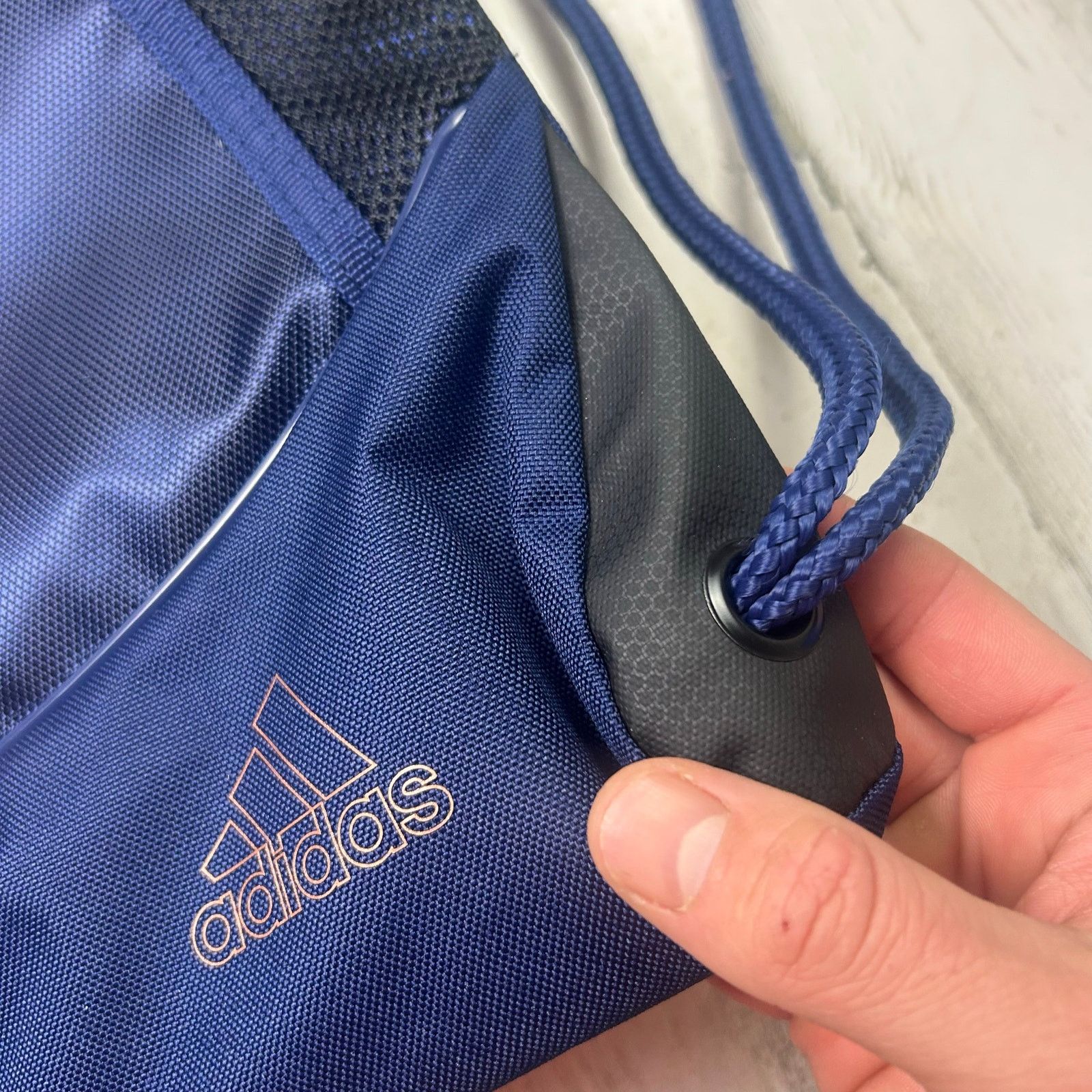 Adidas Adidas Alliance II Sackpack Sling Backpack Black / Gold New! Size ONE SIZE - 5 Thumbnail