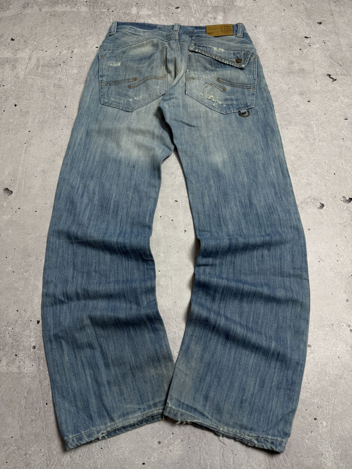 Diesel Vintage Diesel Hysteric Glamour Style Distresed Washed Jeans Size US 31 - 6 Thumbnail