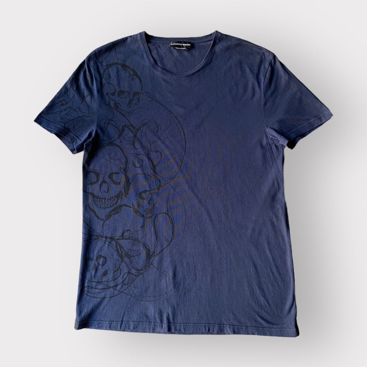 ALEXANDER MCQUEEN SKULL INTARSIA TEE