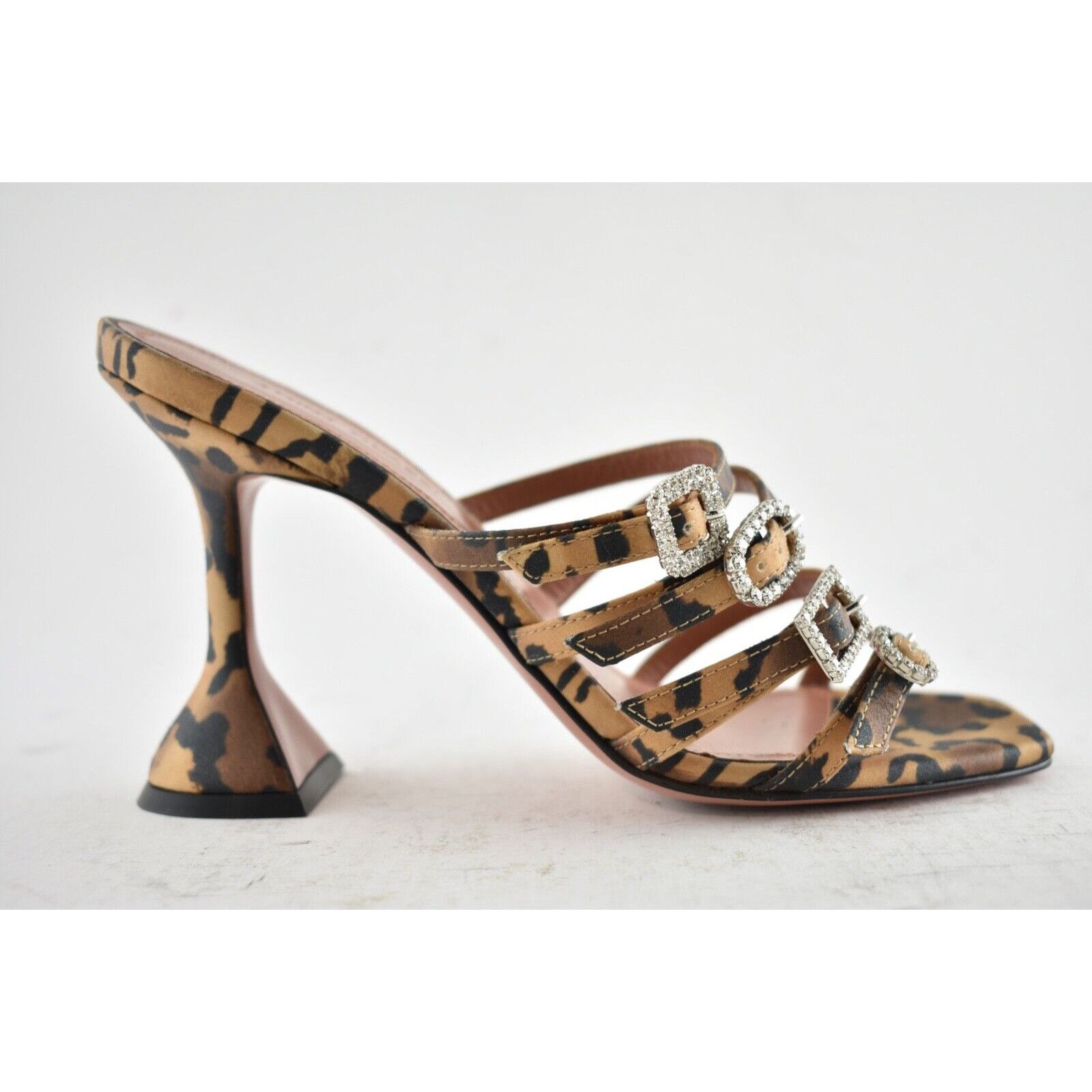 Amina Muaddi Robyn Slipper Crystal Backless Sandal Heel Pump 36 Size US 6 / IT 36 - 3 Thumbnail