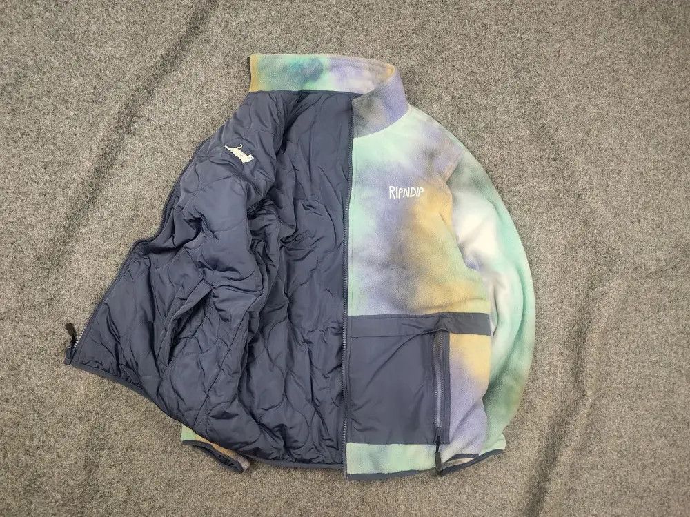 RIPNDIP RipNDip Castanza Reversible Brushed Fleece Quilted Jacket Size US M / EU 48-50 / 2 - 1 Thumbnail