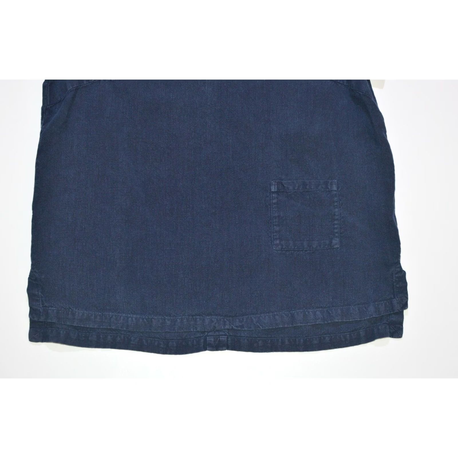 Vintage Wmns Deerberg Front Pocket Blue Linen T-Shirt Top M Women Shirt XS? Size M / US 6-8 / IT 42-44 - 3 Thumbnail