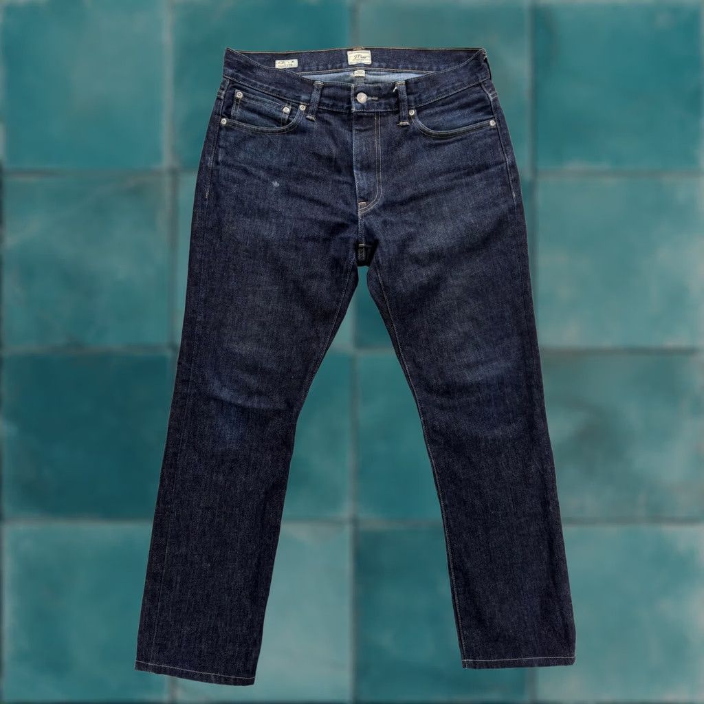 J.Crew J.Crew 770 Jeans Mens 31x30 Blue Dark Wash Straight Denim 100% Cotton Preppy - Jeans - Mens - 31x30 - Blue - Dark Wash - Preppy - 770 - Regular Fit Size US 31 - 1 Thumbnail