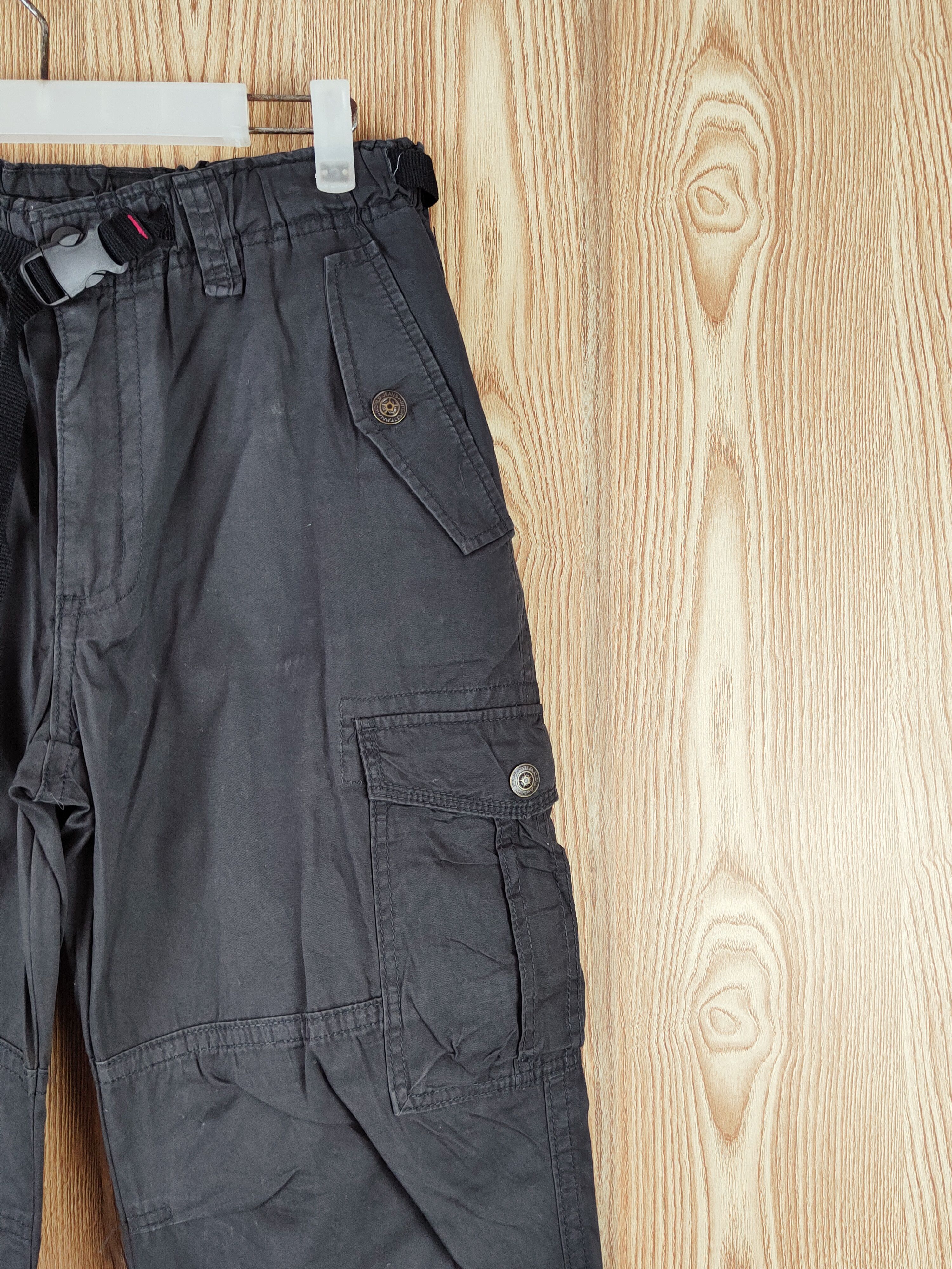 Japanese Brand Japanese Brand Black Multipocket Tactical Cargo Pants #W837 Size US 33 - 5 Thumbnail