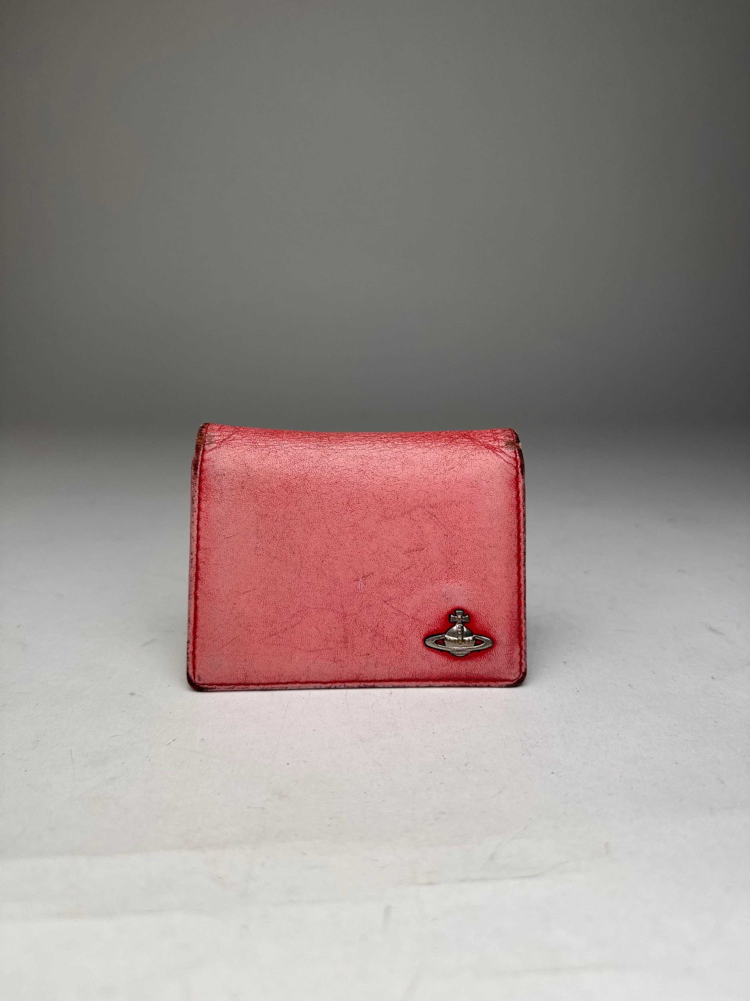 Vivienne Westwood Vintage Leather Card Holder Pink Size ONE SIZE - 1 Thumbnail