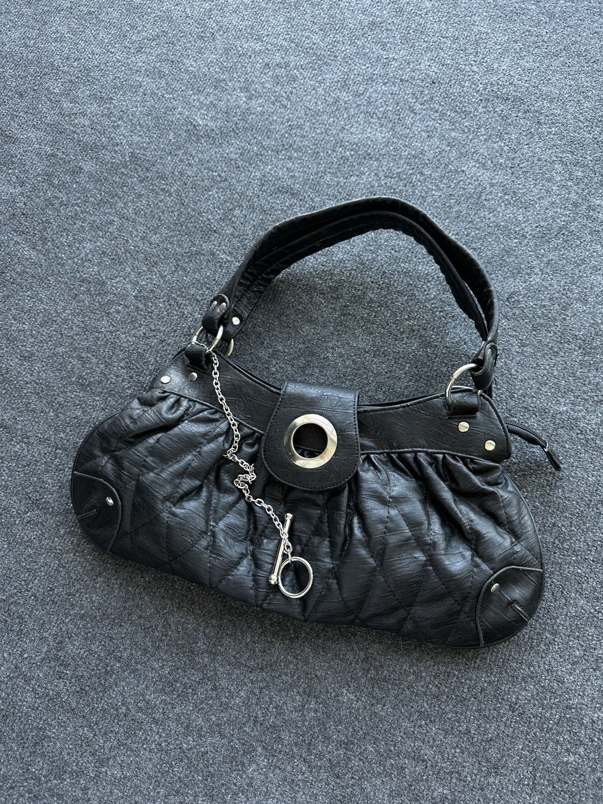 Other 🚨Y2K AVANT-GARDE 🚨mesh silver Japan style hand bag Y2K 90s Size ONE SIZE - 1 Thumbnail