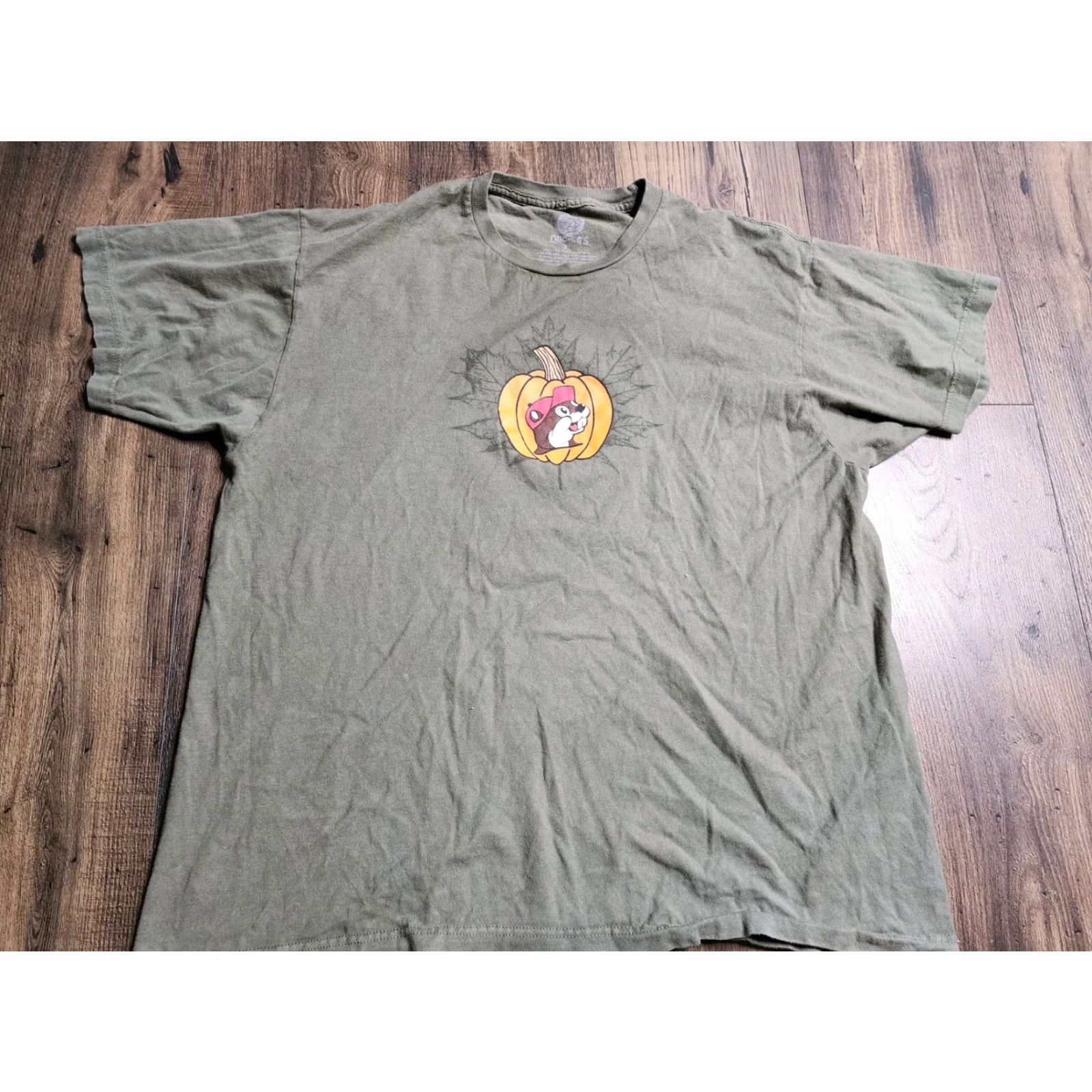 Doublet BUC-EES Thanksgiving Pumpkin T-Shirt XL Green Double-Sided Unisex Adults USA Size US XL / EU 56 / 4 - 2 Thumbnail
