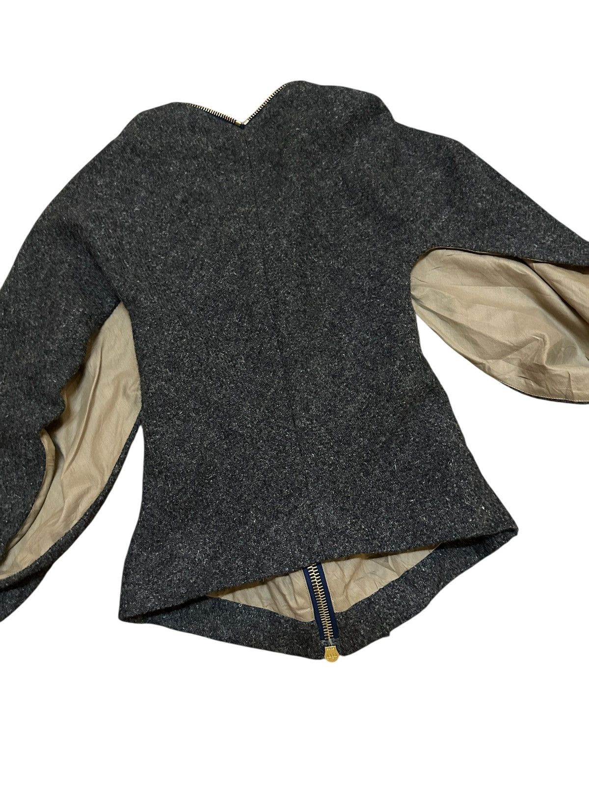 Vivienne Westwood Vivienne Westwood Tweed Wool Jacket Gold Label Size L / US 10 / IT 46 - 9 Thumbnail