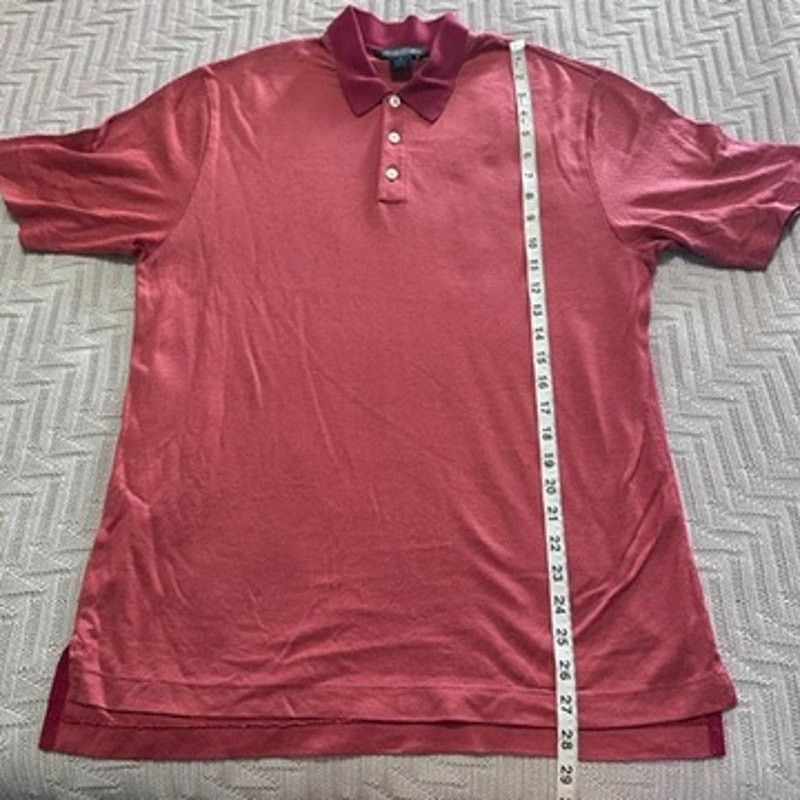 Brooks Brothers Brooks Brothers red textured polo size M Size US M / EU 48-50 / 2 - 7 Thumbnail