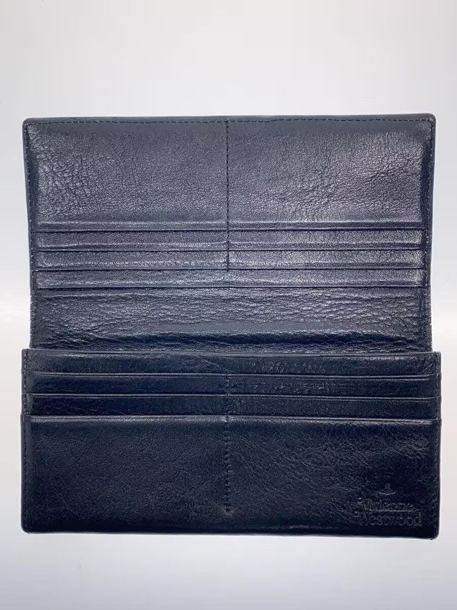 Vivienne Westwood Vivienne Westwood Corner Threaded Lthr Long Wallet Black Size ONE SIZE - 4 Thumbnail