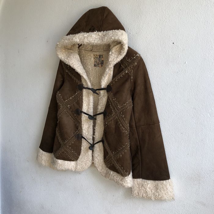 Billabong Billabong Hoodie Shearling Coat | Grailed