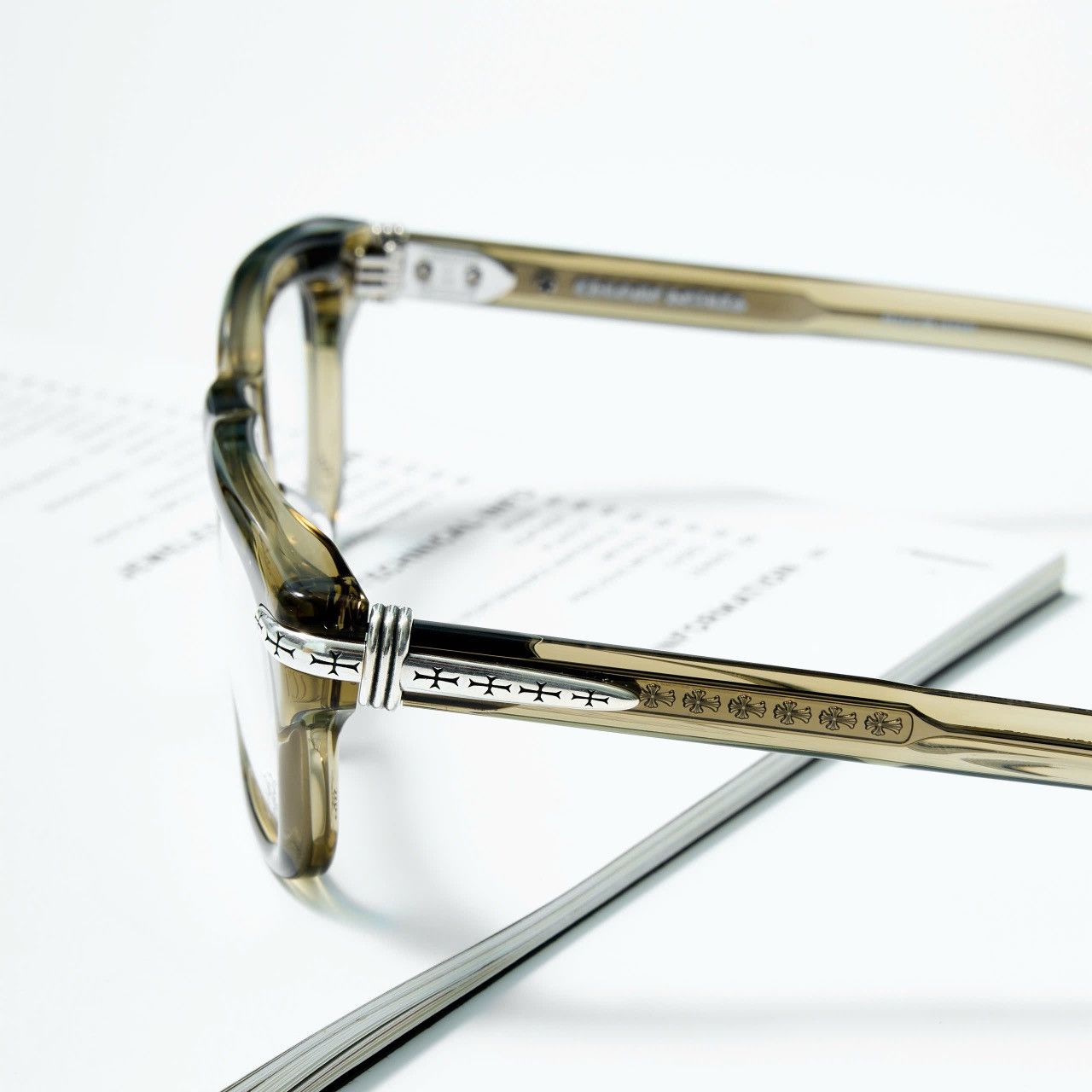 Chrome Hearts CHROME HEARTS TRYPOLEAGAIN ARMY SUNGLASSES Size ONE SIZE - 3 Thumbnail