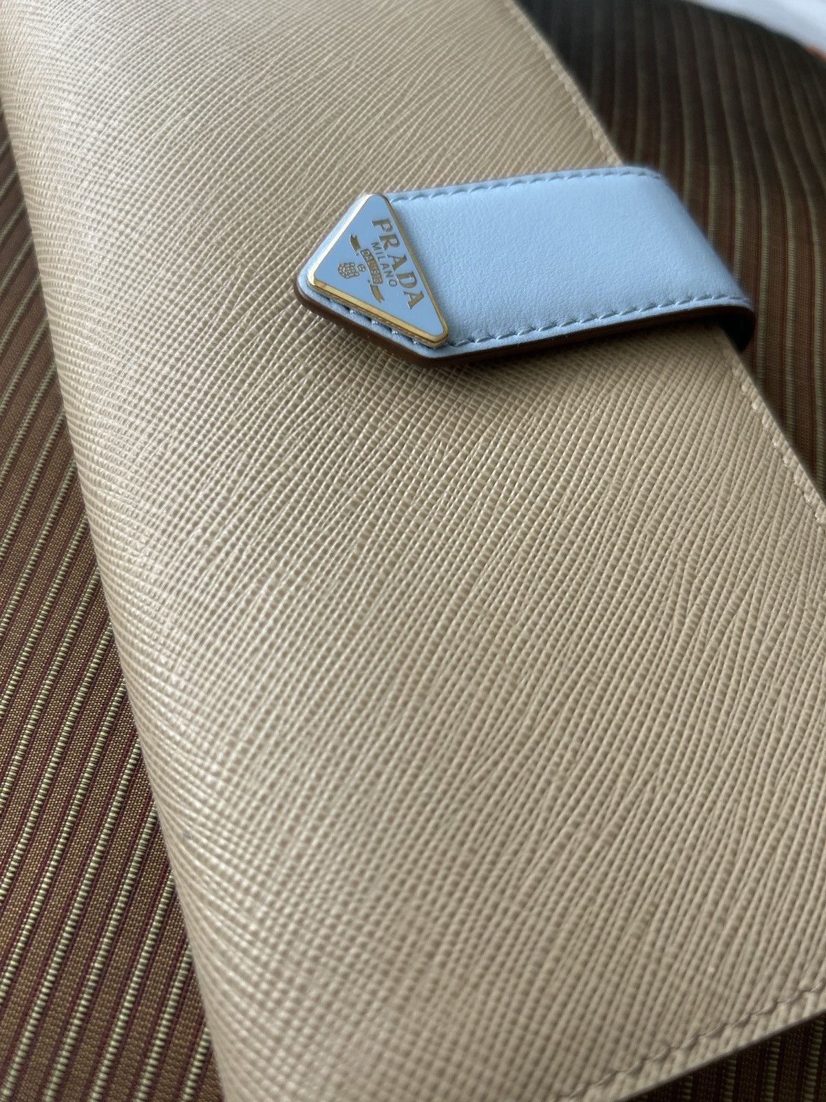 Prada Large Saffiano and smooth leather wallet Size ONE SIZE - 1 Thumbnail