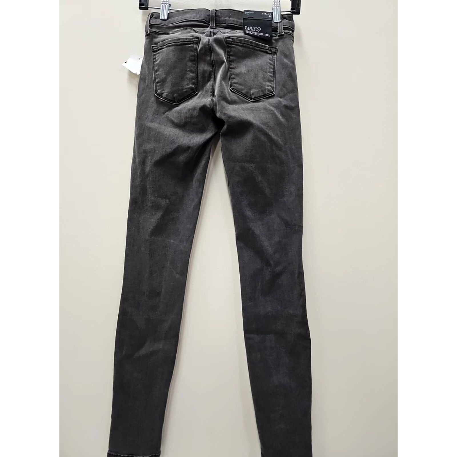 J Brand J Brand Photo Ready Jeans Slim Skinny MID Rise Stretch Black 25 Size 42" / US 20 - 4 Thumbnail