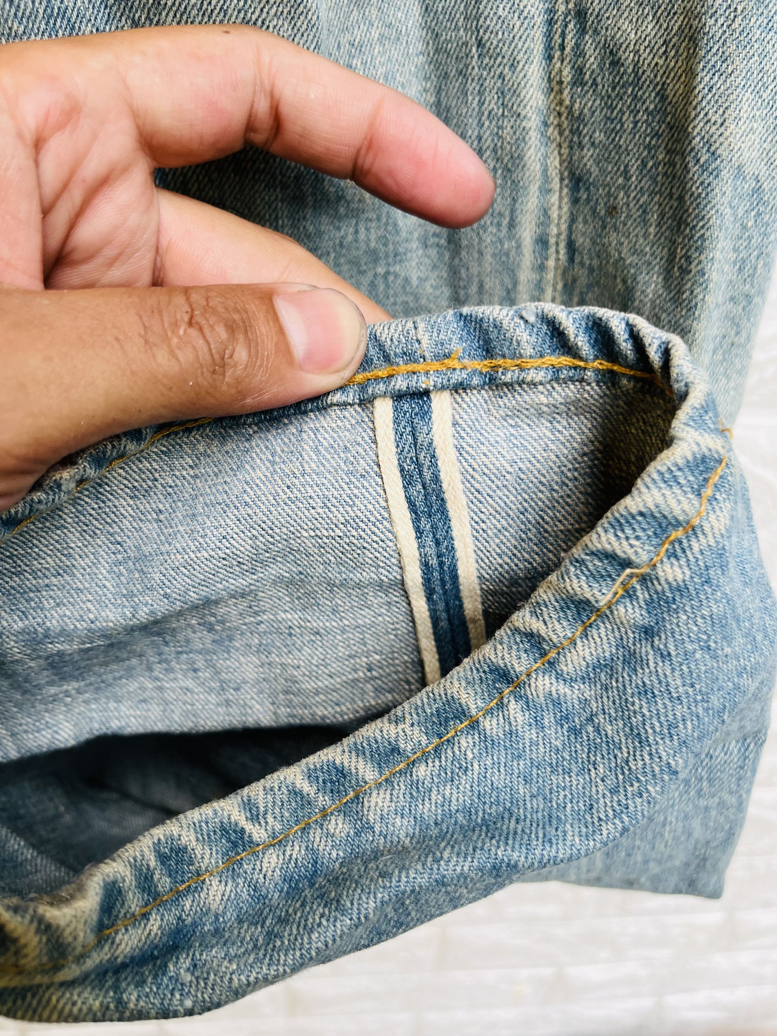 Levi's Vintage Clothing × Vintage Vintage Levis Distressed Designer Fashion Style Size US 28 / EU 44 - 11 Thumbnail
