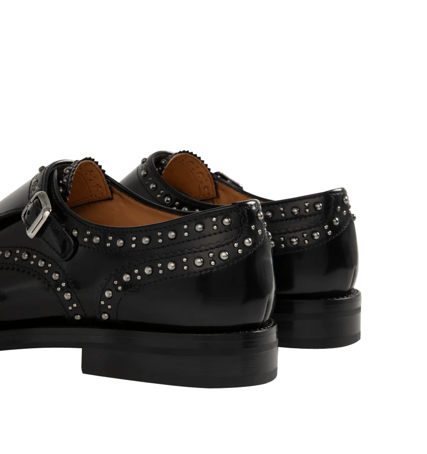 Church's o1h1sh11225 Lana Met Shoe in Black Size US 8.5 / IT 38.5 - 4 Thumbnail