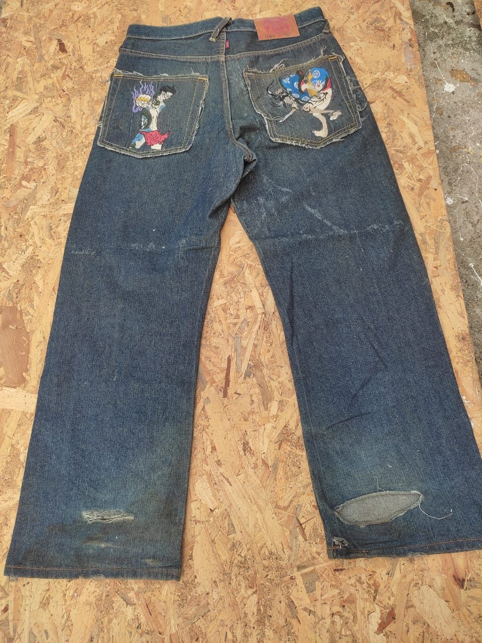 Japanese Brand × Tornado Mart RARE‼️JAPANESE RMC STYLE DISTRESSED JEANS Size US 34 / EU 50 - 15 Thumbnail