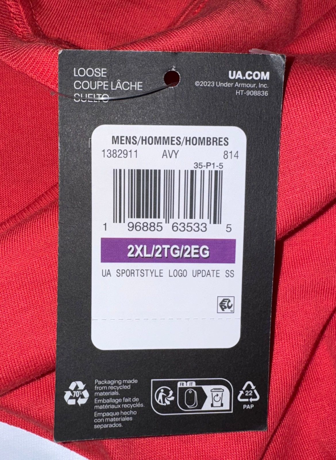 Under Armour T-shirts Under Armour Size US XXL / EU 58 / 5 - 3 Thumbnail