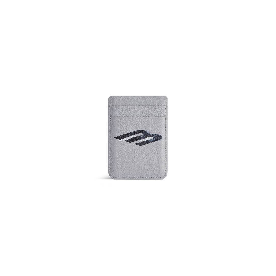 Balenciaga o1tr1nto0525 Size: OS / Cash Magnet Card Holder in Grey Size ONE SIZE - 1 Thumbnail
