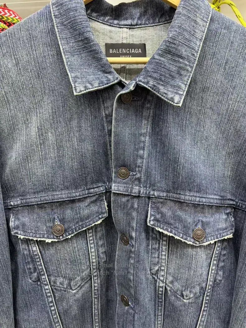 Balenciaga Balenciaga Denim Jacket Size US XS / EU 42 / 0 - 3 Thumbnail