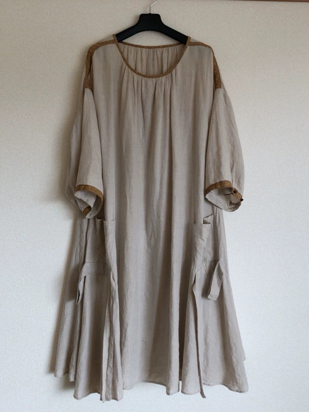 Kapital Kapital 99 New Linen Trim Dress - -DMC Size US S / EU 44-46 / 1 - 1 Thumbnail
