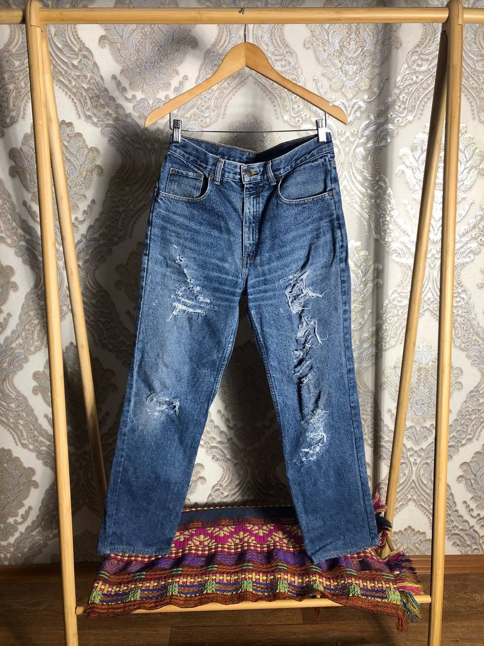 Levi's Made & Crafted VINTAGE LEVIS 627 RETRO DENIM JEANS MADE IN USA DESIGNER 90s Size US 29 - 2 Thumbnail
