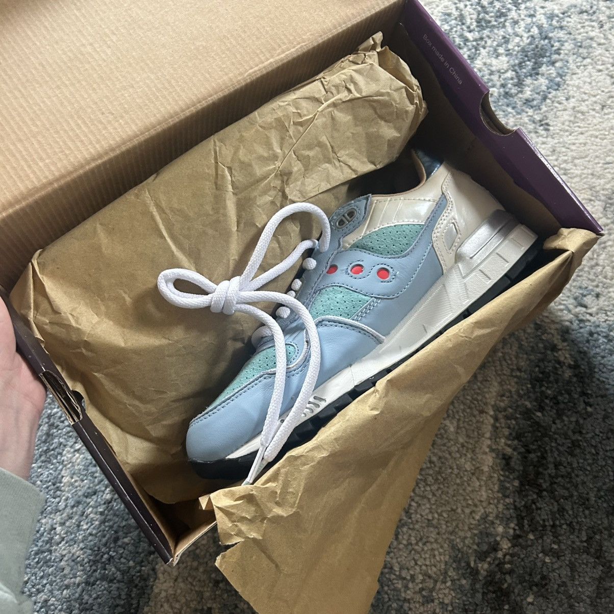 Extra Butter S70337-1 2016 Saucony SHADOW 5000 FOR THE PEOPLE BABY BLUE Size US 8.5 / EU 41-42 - 17 Thumbnail
