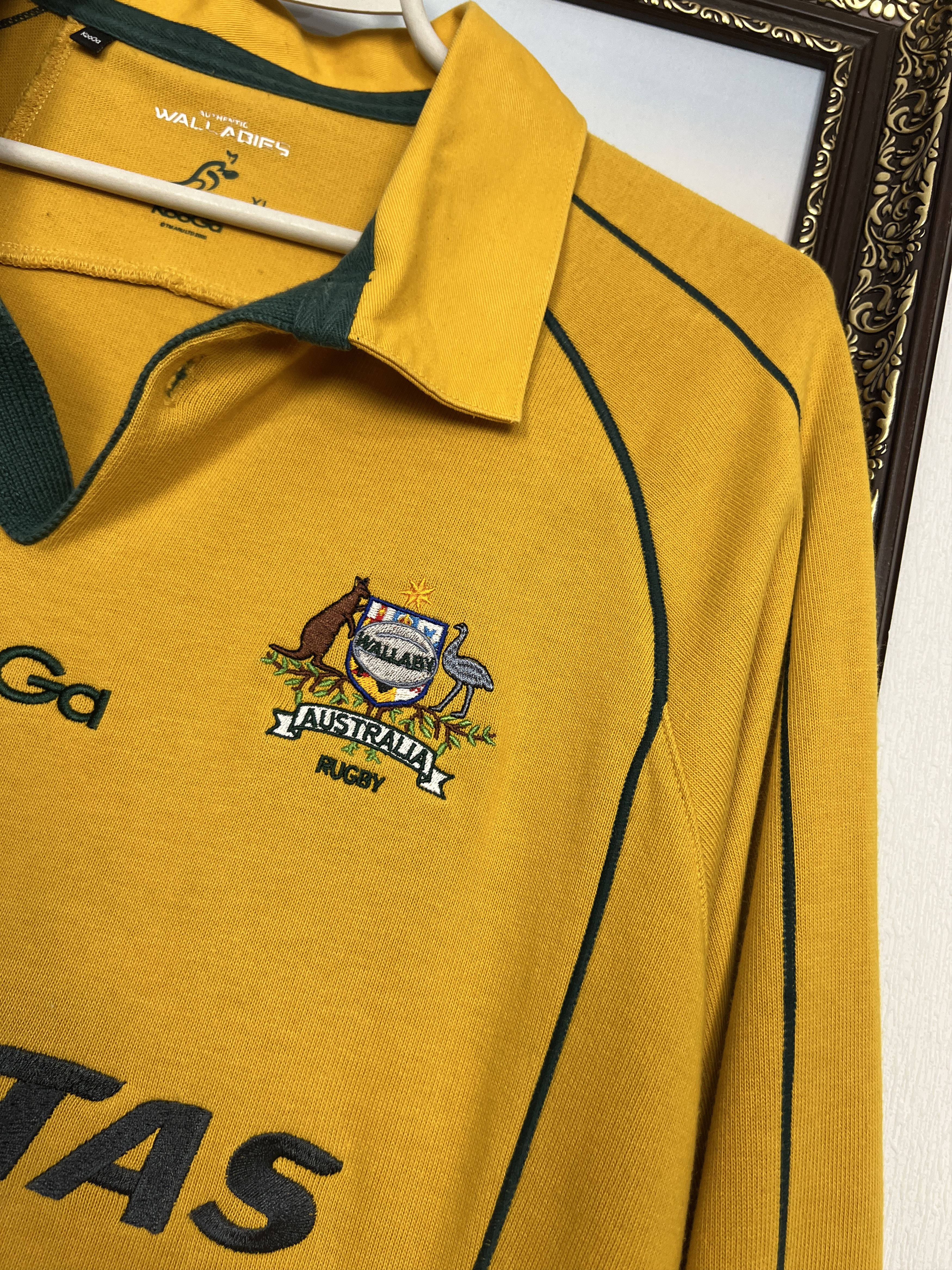 Vintage Australia Wallabies Rugby Union Long Sleeve Jersey Trikot Size US XL / EU 56 / 4 - 4 Thumbnail