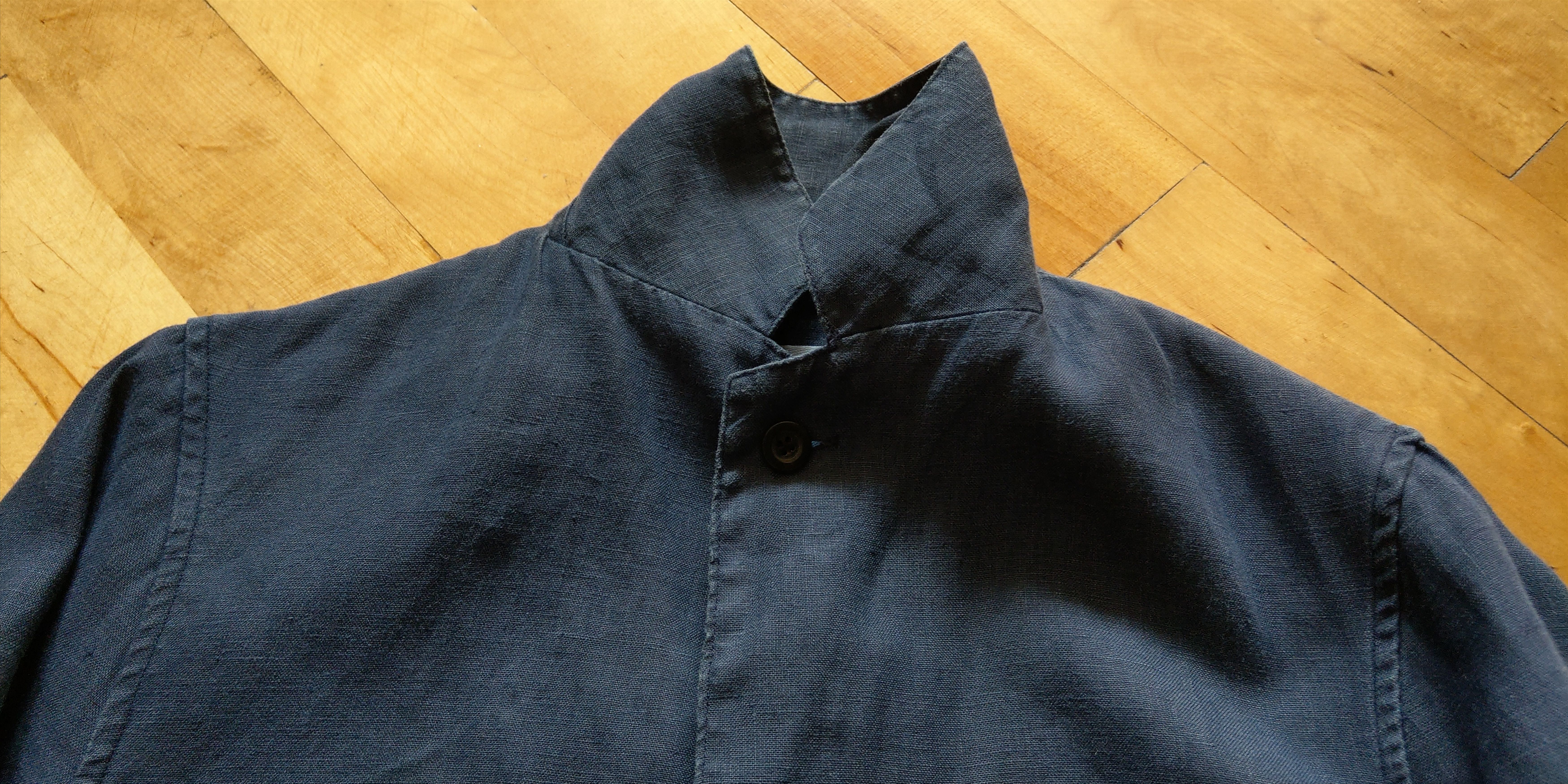Our Legacy Vintage 100% Linen Kimono Jacket goth alt Darkfashion Rare Size XS / US 0-2 / IT 36-38 - 2 Thumbnail