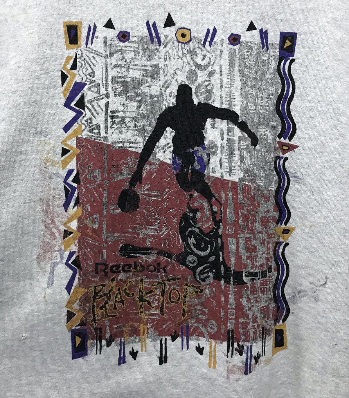 Reebok × Vintage Vintage Reebok BackTop Sweatshirt Size US L / EU 52-54 / 3 - 3 Thumbnail
