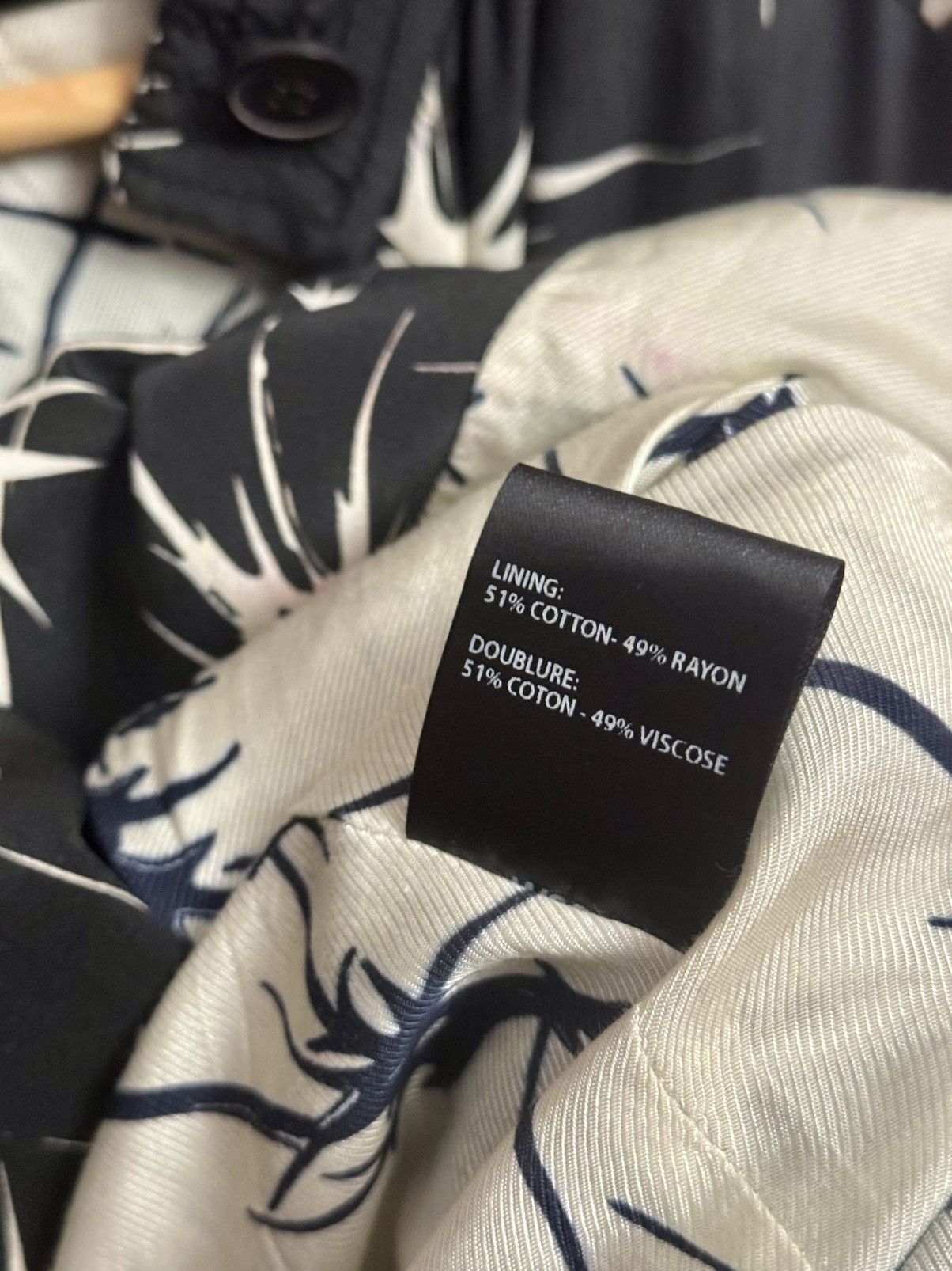 Haider Ackermann haider Ackermann floral slik printed coat 42 wo Size M / US 6-8 / IT 42-44 - 4 Thumbnail