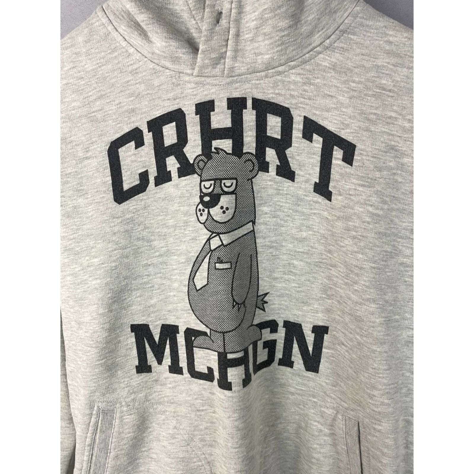 Carhartt Carhartt Mens Hoodie Size S Gray Cotton Long Sleeve Drawstring Pullover Size US S / EU 44-46 / 1 - 4 Thumbnail