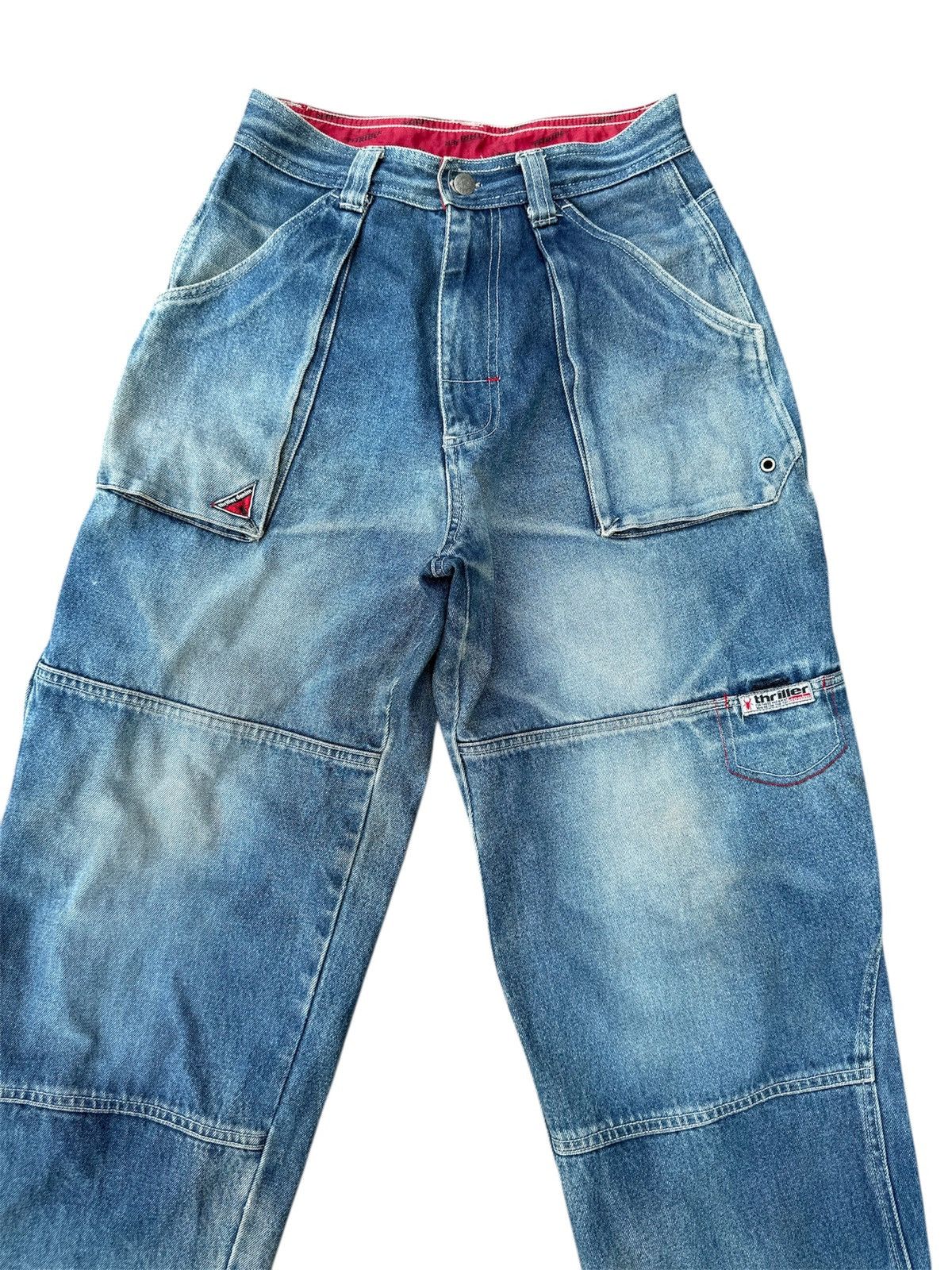 JNCO × Wu-Tang Clan JNCO Style By Thriller Dnm Rap Baggy Jeans Size US 28 / EU 44 - 4 Thumbnail