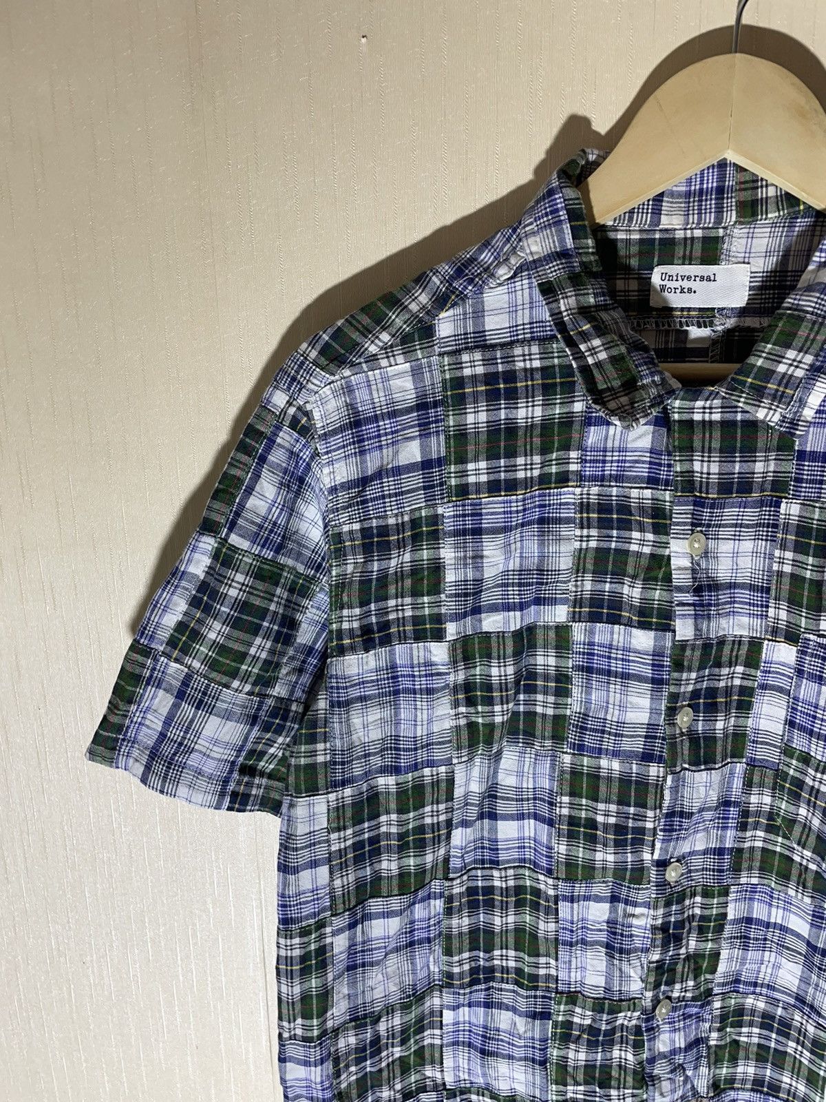 Japanese Brand × Universal Works Universal Works patchwork Japanese style shirt Size US M / EU 48-50 / 2 - 4 Thumbnail