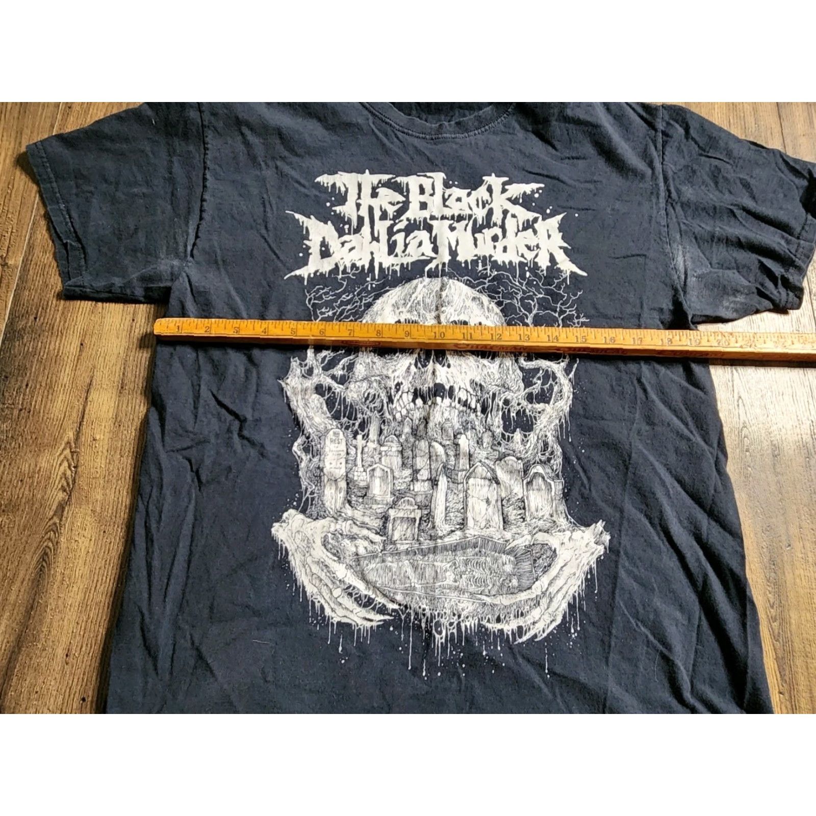 Gildan Mens M The Black Dahlia Murder into the Everblack T Shirt Distressed Double Side Size US M / EU 48-50 / 2 - 3 Thumbnail
