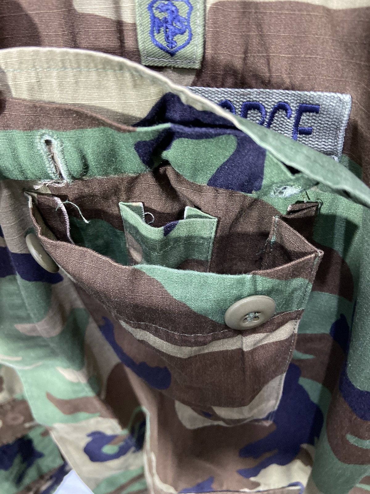 Other Vintage US Army Military Camouflage Field Jacket Size US XL / EU 56 / 4 - 4 Thumbnail