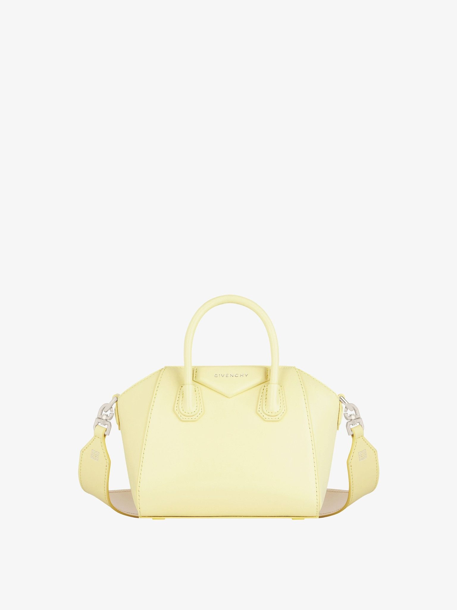 Givenchy o1w1db10325 Size: OS/Antigona Toy Bag in Soft Yellow Size ONE SIZE - 1 Thumbnail