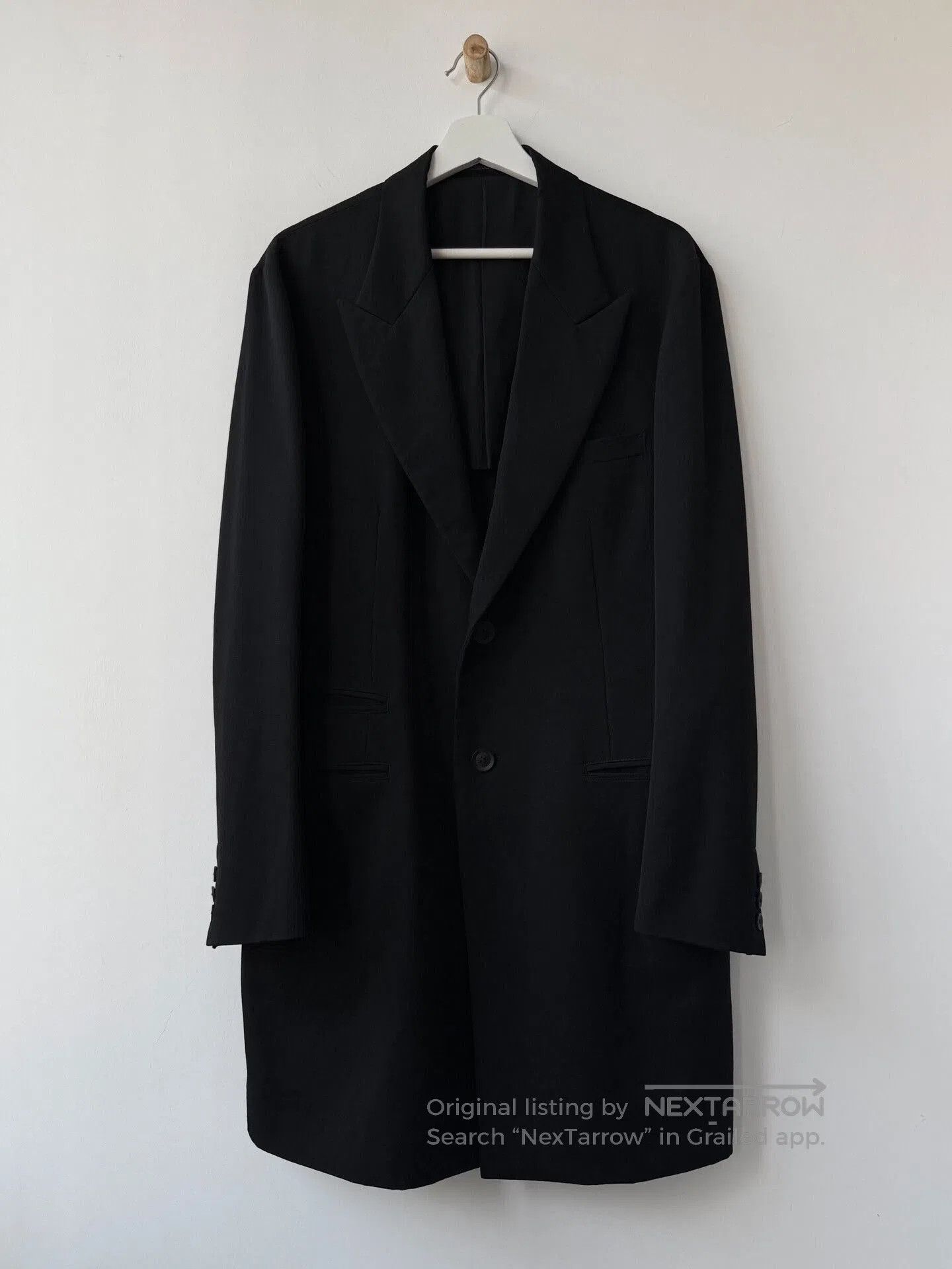 Yohji Yamamoto Yohji Yamamoto Pour Homme Black Suit Jacket. Size US M / EU 48-50 / 2 - 1 Thumbnail
