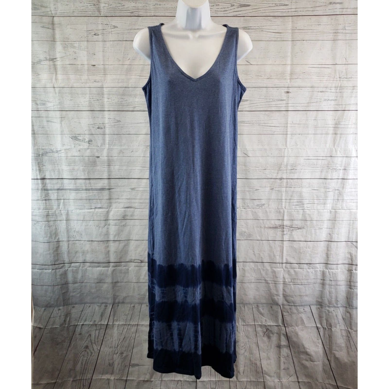 khaadi maxi dress Blue stripe khadi mirror embroidered maxi