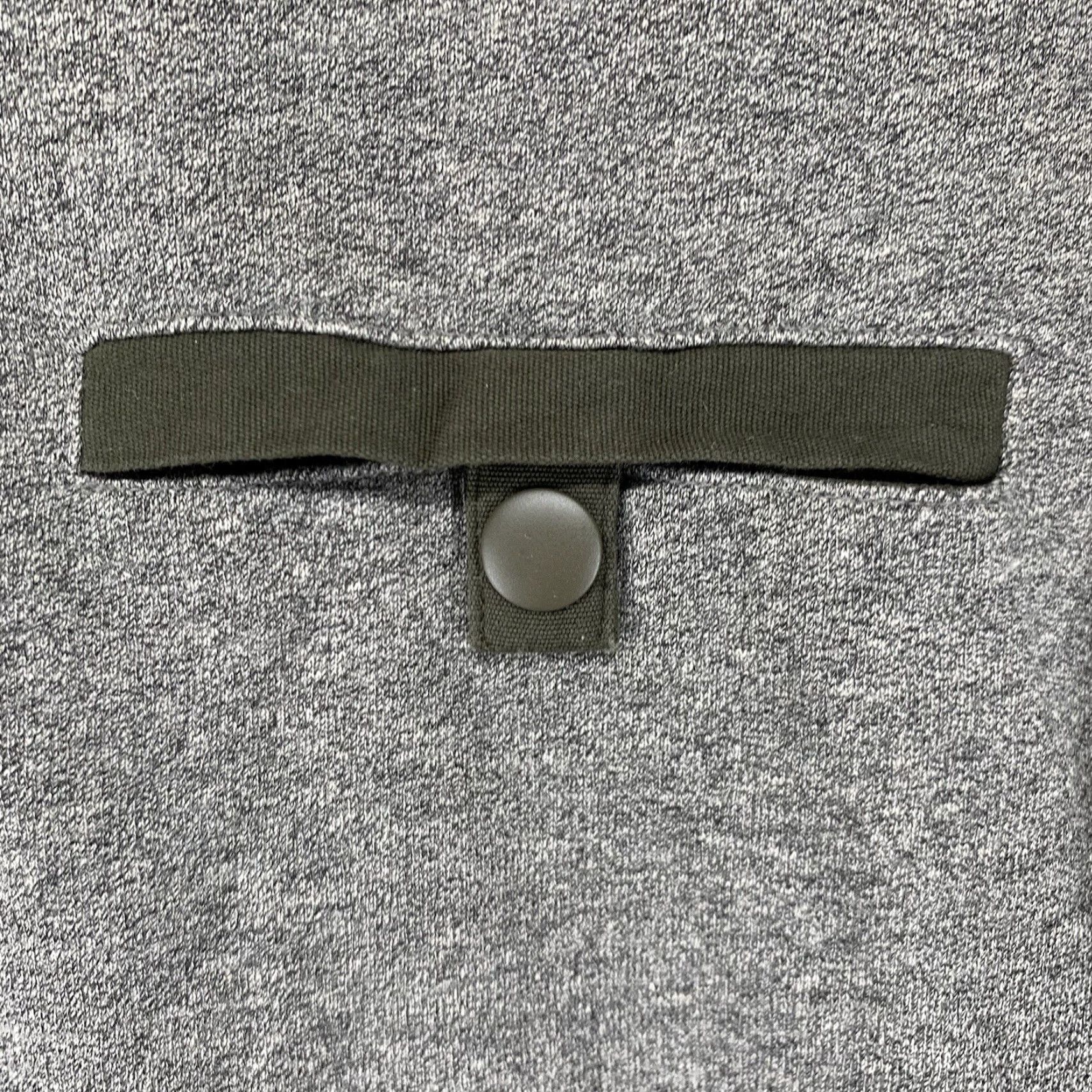 UNTUCKit UNTUCKit Parkson Snap Fleece Pullover Mens Gray Green Size M Sweater Casual Travel Lightweight Mock Neck Solid Cotton Polyester Regular Knit - Mens Size US M / EU 48-50 / 2 - 6 Thumbnail