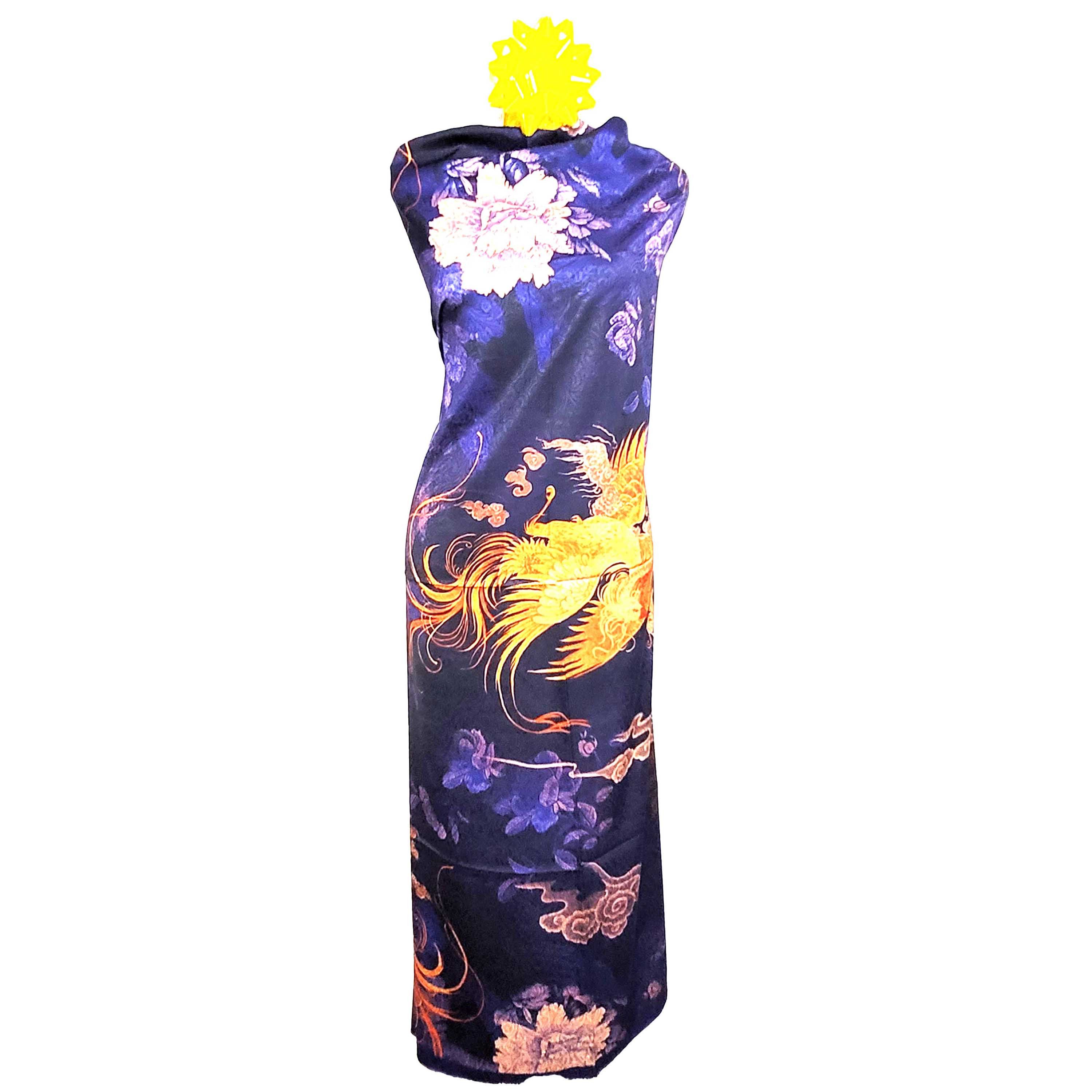 Other NWT Double Sided Silk Scarf 52"x52" Large Square Wrap 3204 Size ONE SIZE - 6 Thumbnail