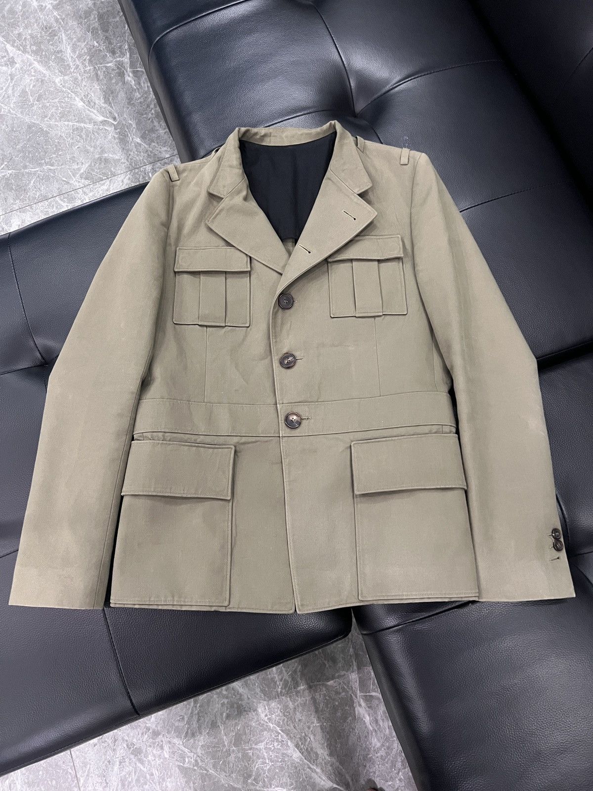 Balmain Balmain by Olivier Rousteing SS13 Four Pocket Asymmetric Mil Size US M / EU 48-50 / 2 - 1 Thumbnail