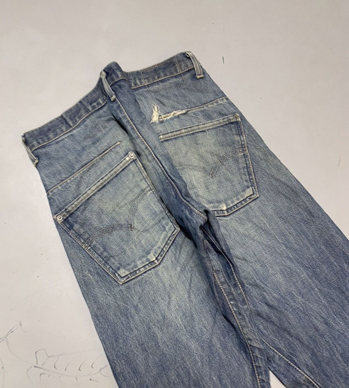 Levi's Vintage Levi’s engineer jeans denim Size US 32 / EU 48 - 3 Thumbnail