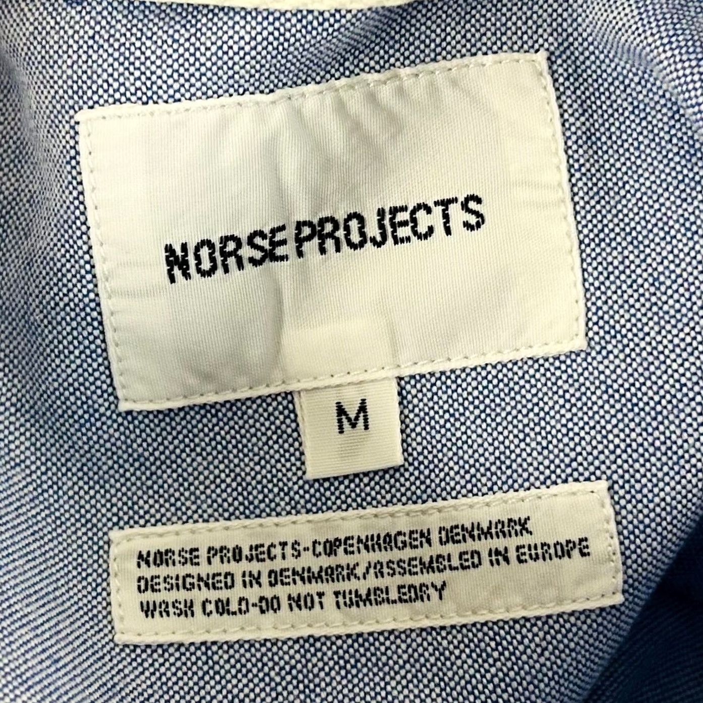 Norse Projects Norse Projects Medium Anton Oxford Shirt Blue Cotton Casual Mens Size US M / EU 48-50 / 2 - 3 Thumbnail