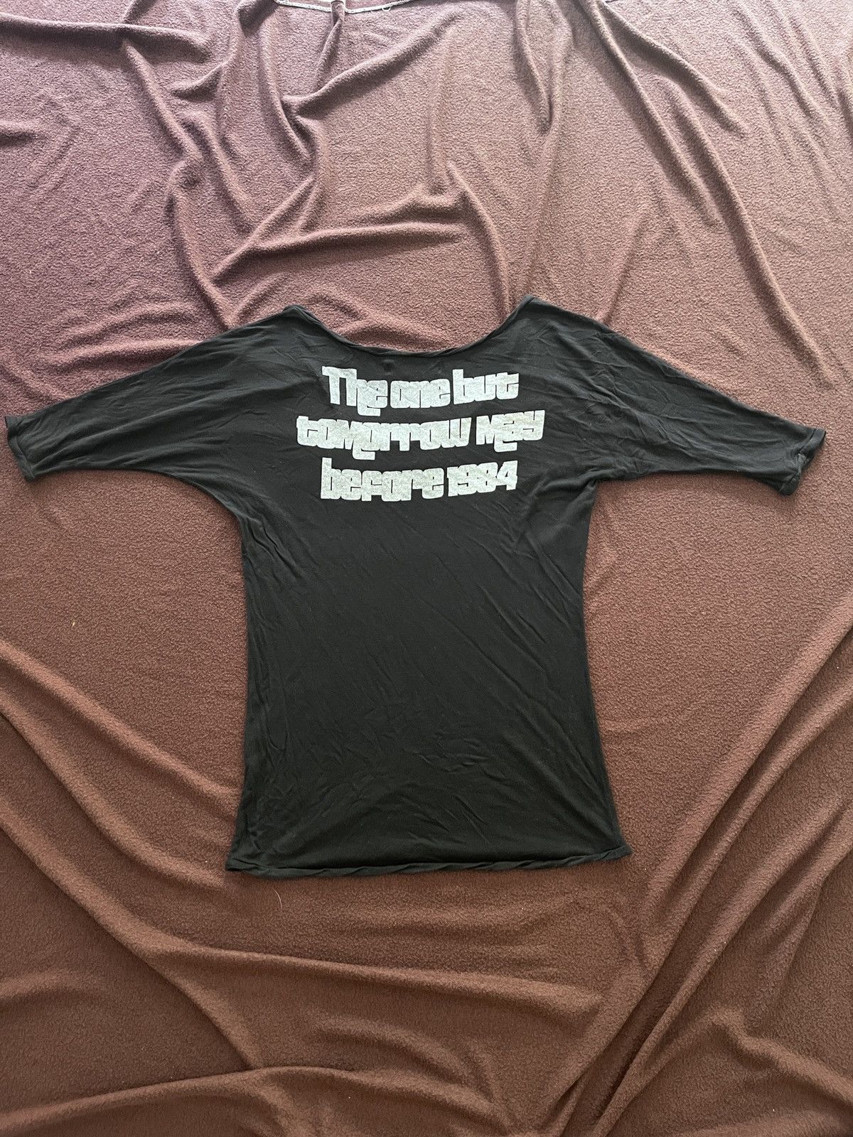 Japanese Brand HEAVEN AND EARTH 1980s POEM TEE Size US M / EU 48-50 / 2 - 2 Thumbnail