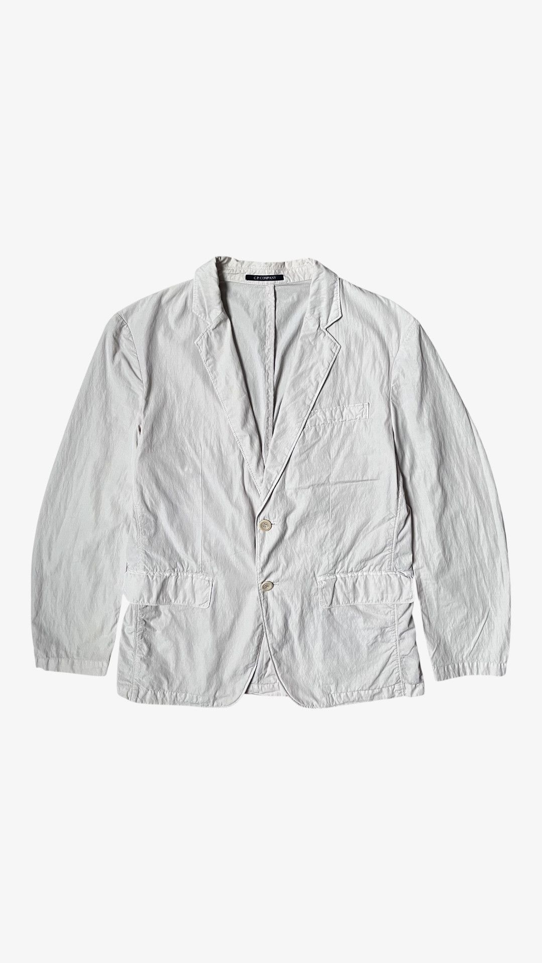 Vintage Y2K Men's CP Company Cream Blazer