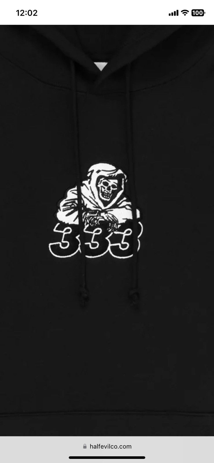 Half Evil Grim Reaper 333 • XL Size US XL / EU 56 / 4 - 2 Thumbnail