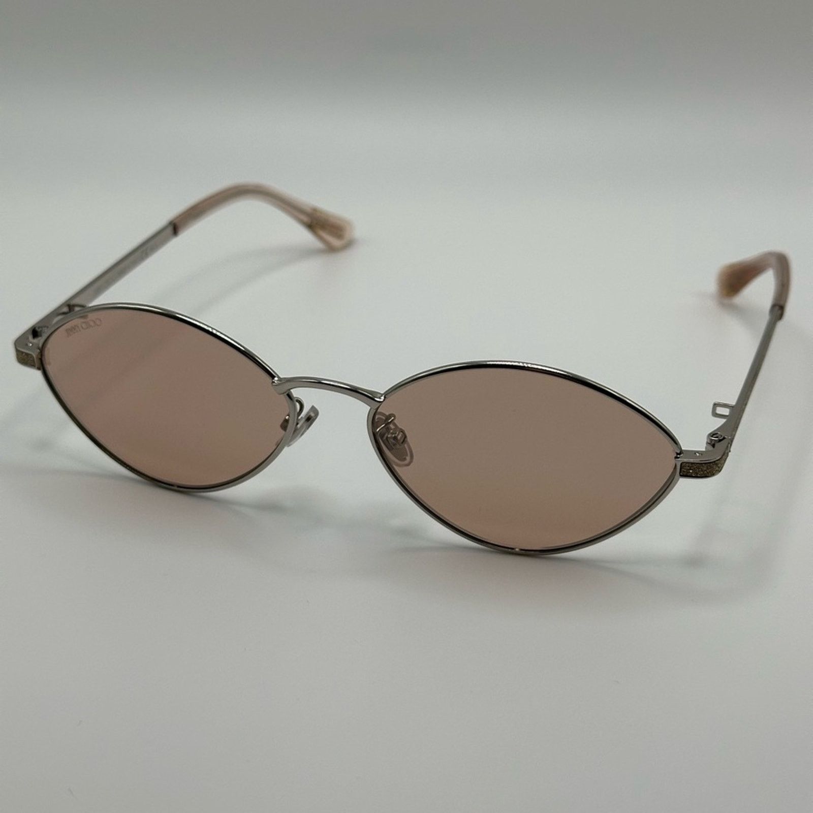Jimmy Choo JIMMY CHOO SUNGLASSES Sonny/S 9F6 Peach Palladium with Chain Size ONE SIZE - 2 Thumbnail